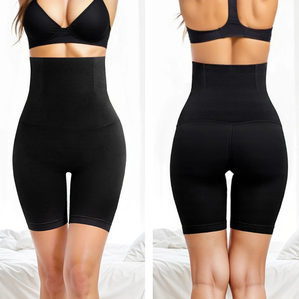 High-waist shaping shorts