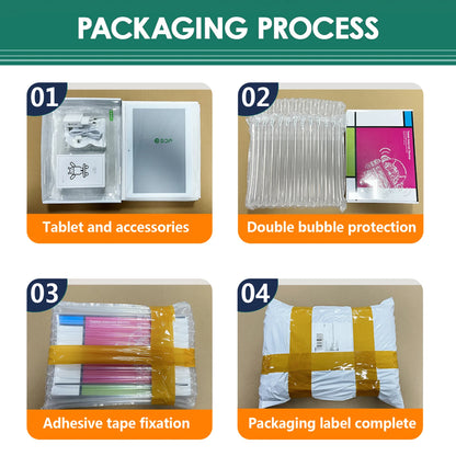 10.1-inch Tablet with 4GB RAM 64GB ROM, Android 11 System