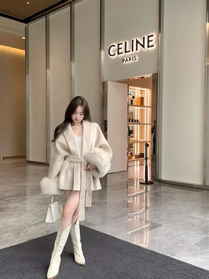 New Women's Brown Woollen