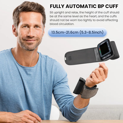 SEJOY Electronic Blood Pressure Monitor Wrist Cuff Tonometer