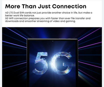 CHUWI Hi10X Pro Tablet 4G LTE Android 13 Widevine L1 10.1"