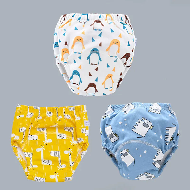 Baby Reusable Diapers Panties Potty Training Pants For Children
