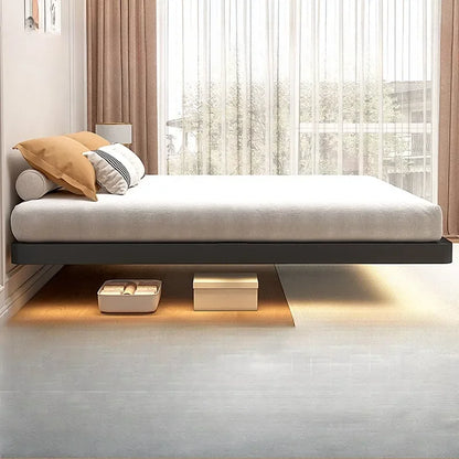 Platform Floating Metal Frame Bed