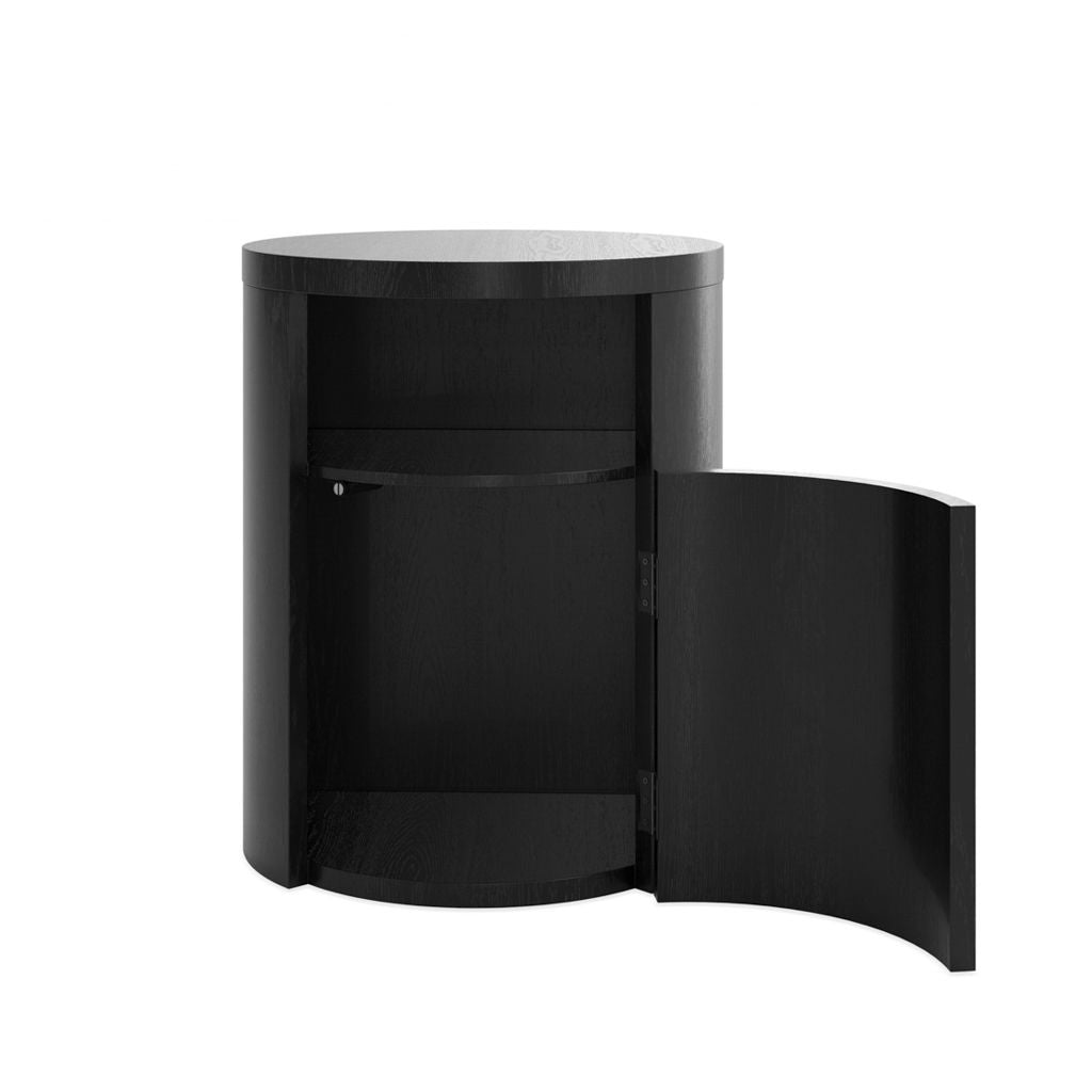 Yori Black Bedside Cabinet