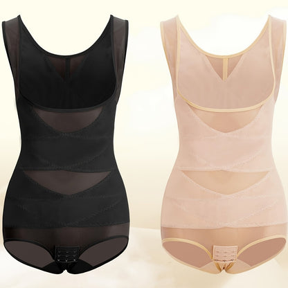 Elegant Open-Bust Bodysuit | Full-Body Shaper with Tummy Control &amp; Butt Lifting
