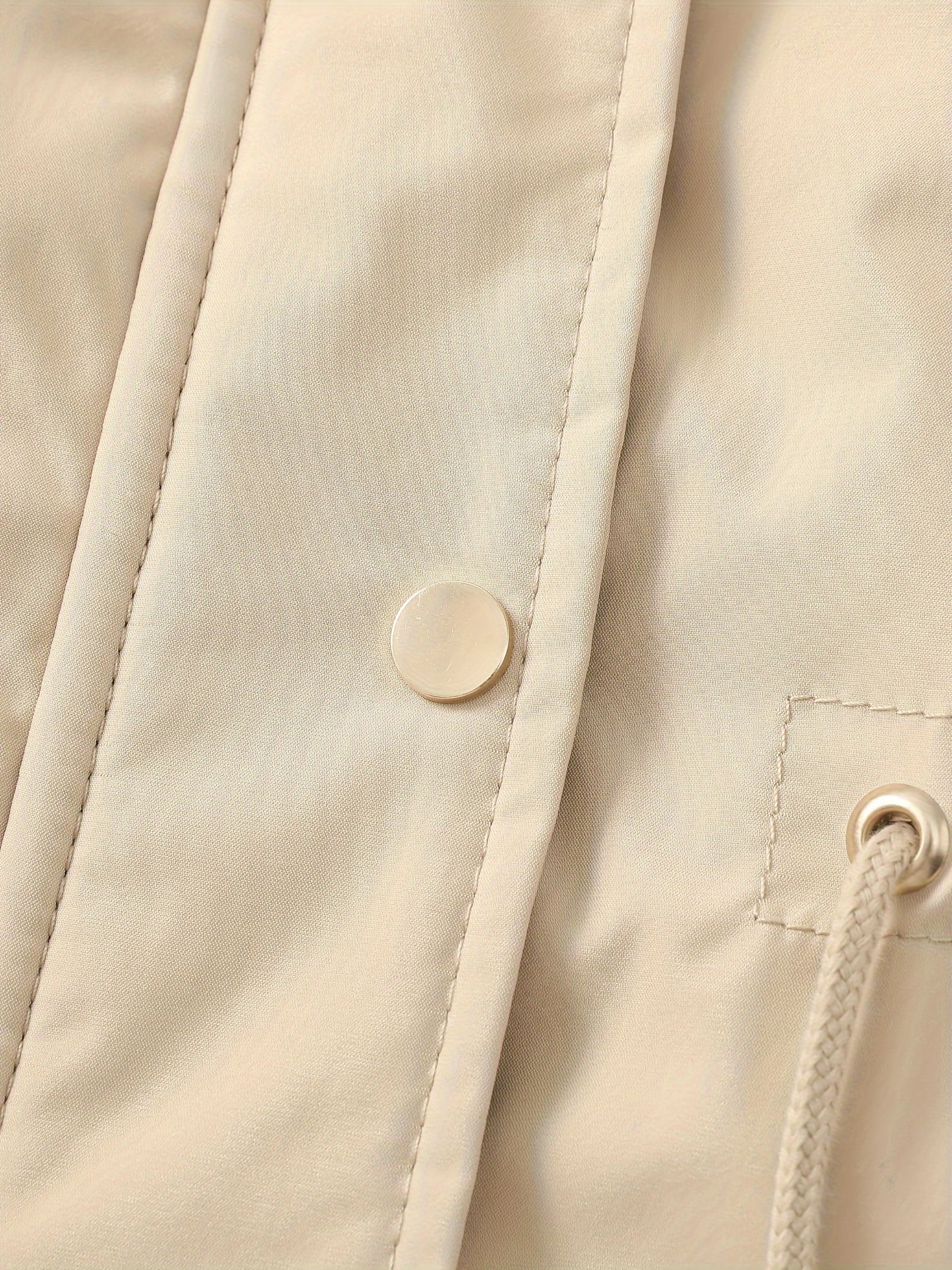 Women's Hooded Fleece | Mid-Long Windproof Coat