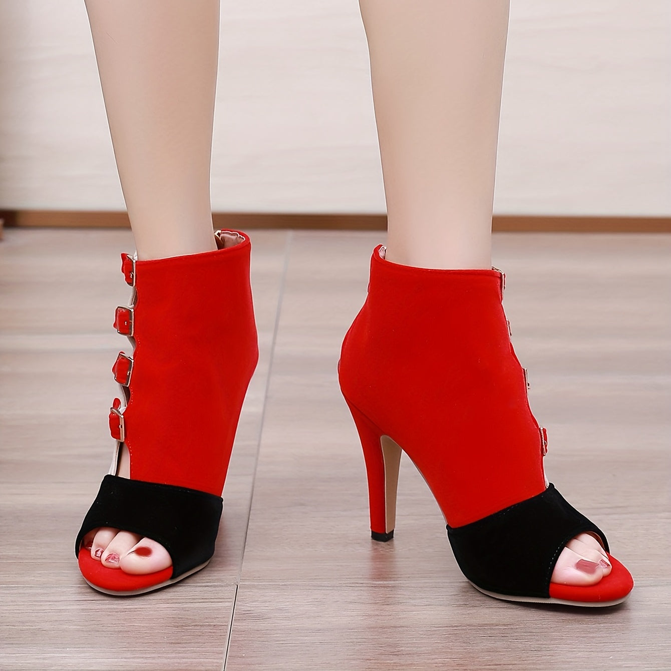 Women's Fashion Block Heel Pumps | Mary Jane Straps &amp; Peep Toe