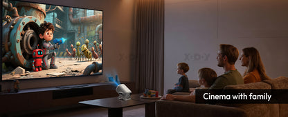 XGODY 1080P Smart Projector | Official Netflix, 440 ANSI, Auto Focus & Keystone