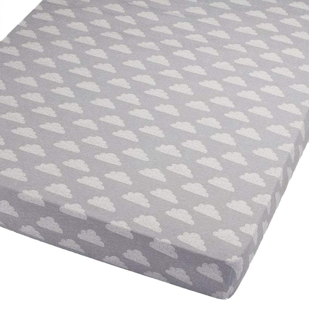 10x Spacesaver Cot Fitted Sheet 100% Cotton 100x52cm