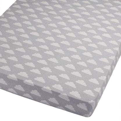 10x Spacesaver Cot Fitted Sheet 100% Cotton 100x52cm