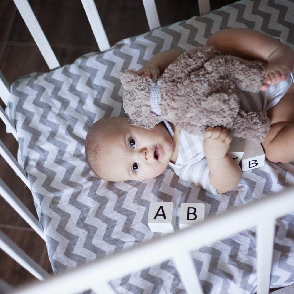 10x Spacesaver Cot Fitted Sheet 100% Cotton 100x52cm