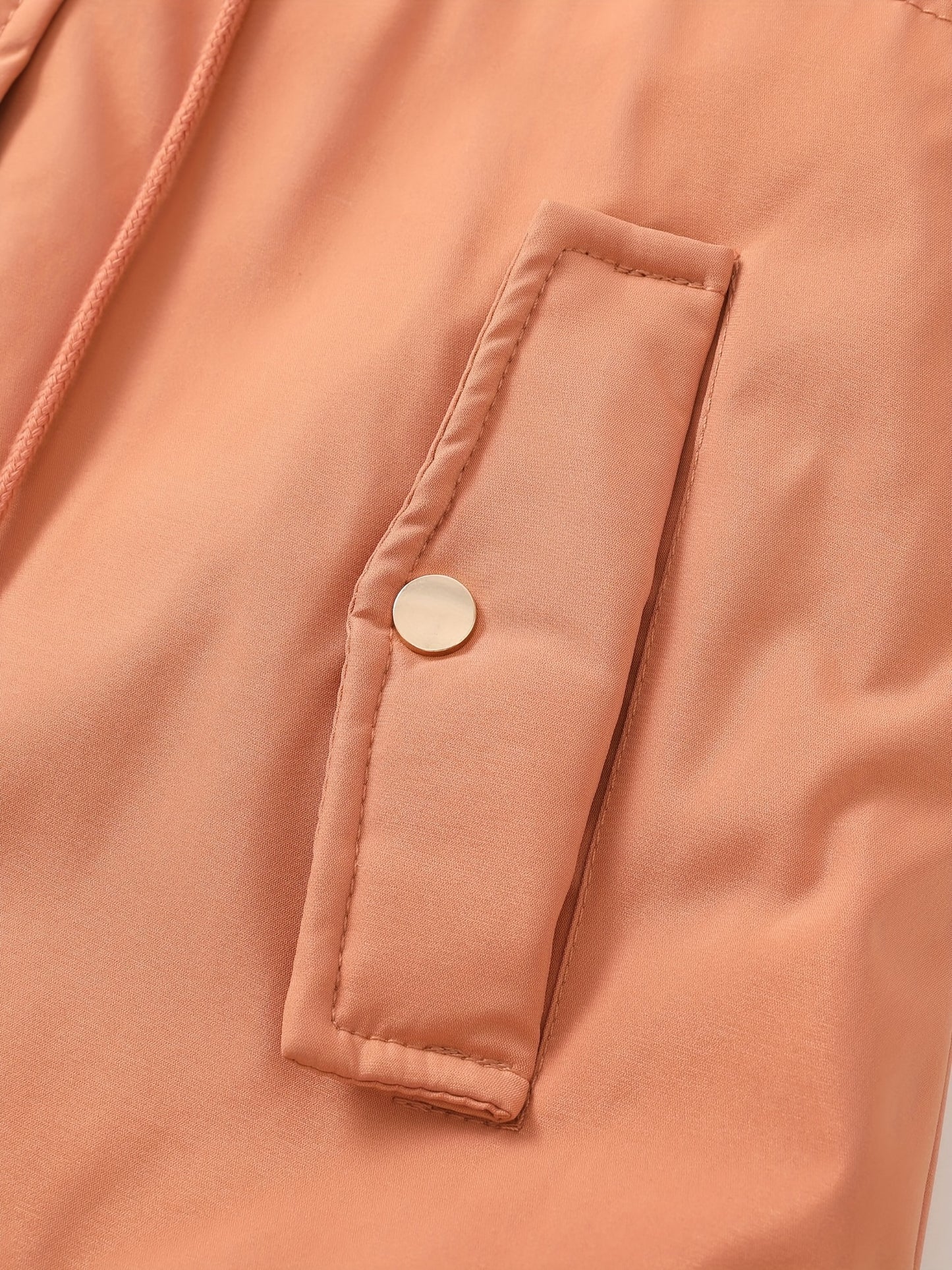 Women's Hooded Fleece | Mid-Long Windproof Coat