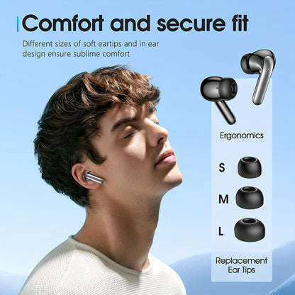 5.3 Bluetooth Earbuds | 30H Battery, 13mm Speakers, All-Mode Compatibility