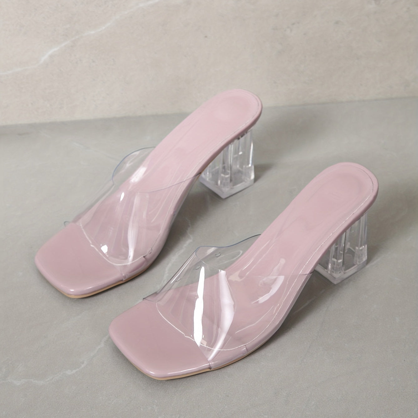 Women's Crystal Chunky Heel Sandals