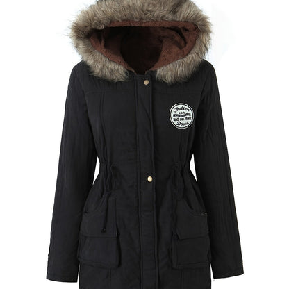 Women heavy duty hooded winter coat