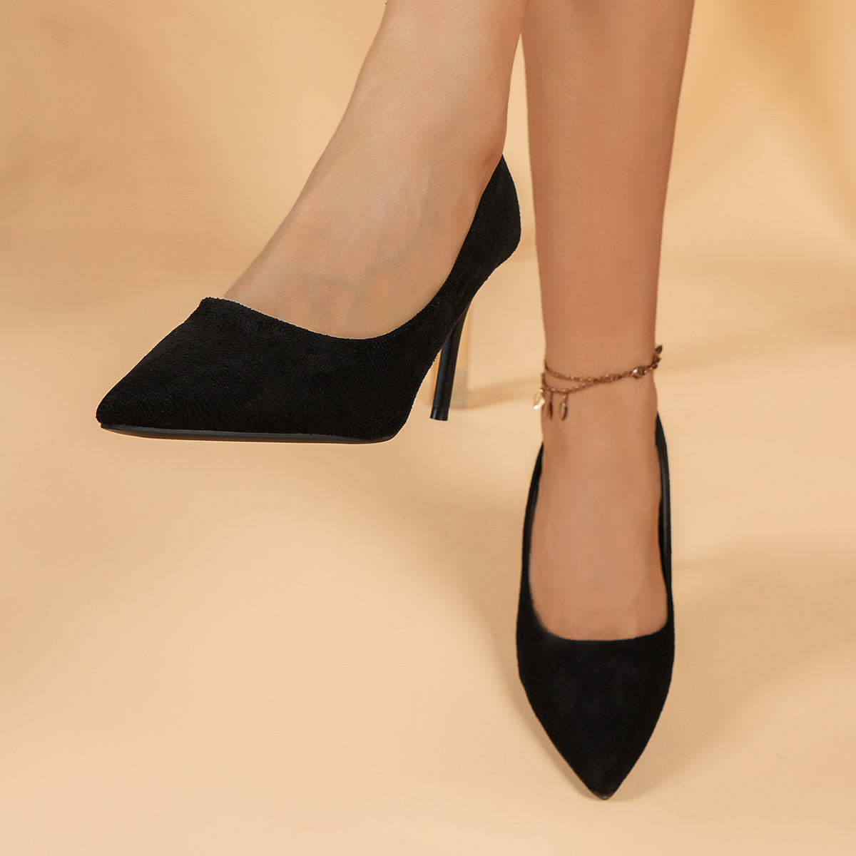 Women's Black Stiletto Pumps