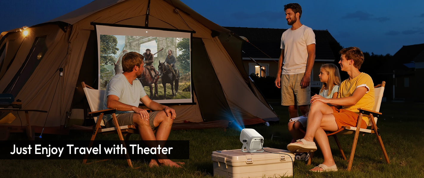 XGODY 1080P Smart Projector | Official Netflix, 440 ANSI, Auto Focus & Keystone