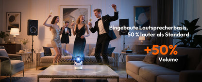 XGODY Gimbal Projector: 720P HD Smart Android Cinema